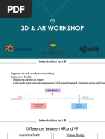 3D & Ar Workshop