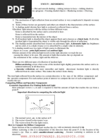 Computer Graphics Unit 4