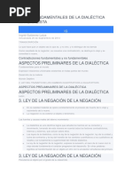 Leyes Fundamentales de La Dialéctica Materialista