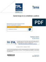 Tarea Epistemologia de La Contabilidad y Auditoria