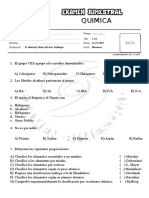 2 Examen Bimestral - 3ro de Secundaria - Fila B