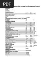 Bronze Data Sheet