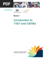 Module 1 Introduction To TVET and CBT&A PDF