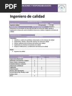 Ingeniero de Calidad