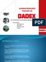 Human Resource Managment of Dadex