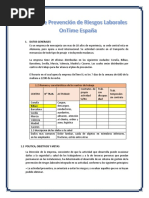 Plan de Prevencon OnTime SL