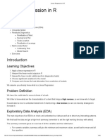 Linear Regression in R