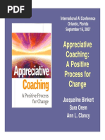 2007 Appreciative Coaching