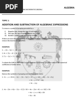 Group 3 Nature of Algebra TOPICS PDF