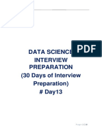 Data Science Interview Questions (#Day13)