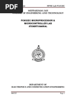 MicroProcessor MicroController LAB MANUAL MPMC Lab Manual