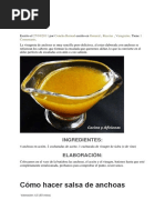 Vinagreta de Anchoas