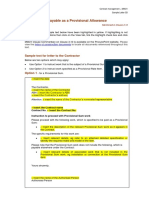 mw21 - 3d Instruct Work Payable As A Provisional Allowance