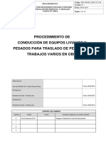 04 PRO - Ssoma.seg - UCA.06-Procedimiento de Seguridad Conducción de Equipos Livianos y Pesados para El Traslado de Personal y Trabajos Varios en o