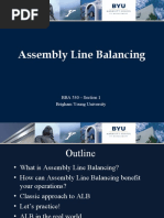 Assembly Line Balancing