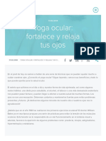 Yoga Ocular - Fortalece y Relaja Tus Ojos