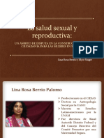 La Salud Sexual y Reproductiva Un Ámbito de Disputa en La Construcción de La Ciudadanía para Las Mujeres en México Mafer