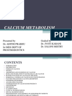 CALCIUM METABOLISM Final