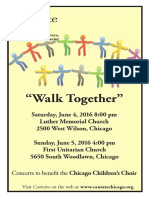 Walk Together Program June 2016