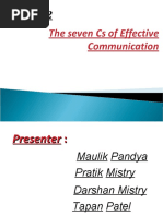 (Chapter-2) - 7 C's of Effective Communication