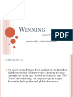 Winning, by Jack Welch