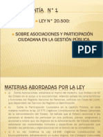 1a. LEY #20.500. Asociaciones y Fundaciones v3