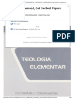 (PDF) TEOLOGIA ELEMENTAR DOUTRINARIA E CONSERVADORA - Israel Holanda - Academia - Edu PDF