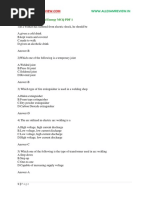 Utilization of Electrical Energy MCQ PDF