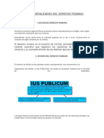 Generalidades Del Derecho Romano - Instituciones Jurídicas Del Derecho Romano