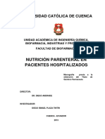 Nutrición Parenteral en Pacientes Hospitalizados