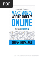 Ebook Make Money Writing Articles PDF