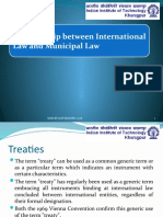 Relationship Between International & Domestic Laws