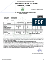 Board of Intermediate & Secondary Education, Lahore Results