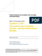 GTC 6200-1306 Conception Des Conduites Forcées - Portion Bétonnée Et Blindée - RevOA