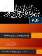 Organizational Plan