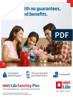 HDFCLife SanchayPlus ProductBrochure