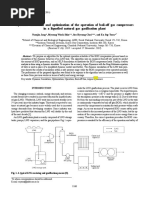 Dynamic Simulation and Optimization of The Operation of Boil Off Gas Compressor