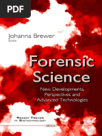 (Recent Trends in Biotechnology) Johanna Brewer-Forensic Science - New Developments, Perspectives and Advanced Technologies-Nova Science Pub Inc (2015) PDF