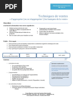 MC04 Techniques de Ventes