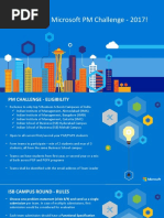 Microsoft - ISB PM Challenge Campus Round