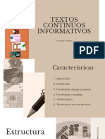 Textos Continuos Informativos