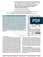 An In-Depth Study of Pottery As A Livelihood Through A Discussion of Its Process, Shocks, Seasonality, Trends and Economics