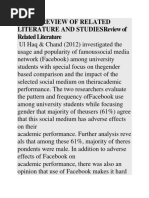 Chapter 2REVIEW OF RELATED LITERATURE AND