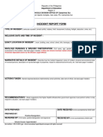 Incident Report System Sdo Camarines Sur