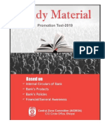 CZC Bhopal - Study Material 2019