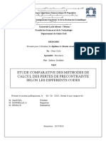 Etude Comparative Des Methodes de Calcul Des Pertes de Precontrainte Selon Les Differents Codes