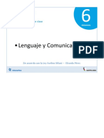 6 PLAN DE CLASE - COMUNICACIÓN Y LENGUAJES 6to Primaria