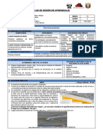 Plan de Sesión de Aprendizaje Pendiente de Recta