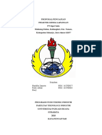 Proposal Magang PT Ispat Indo Lampiran 1