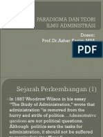 Pengantar Paradigma Dan Teori Ilmu Adm